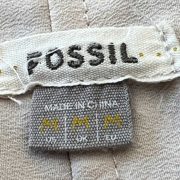 Fossil Mauve Pink Print Babydoll Dress, M - Picture 7 of 8